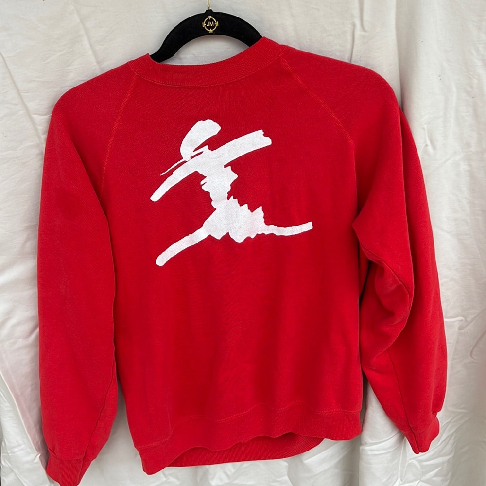 Red vintage sweatshirt